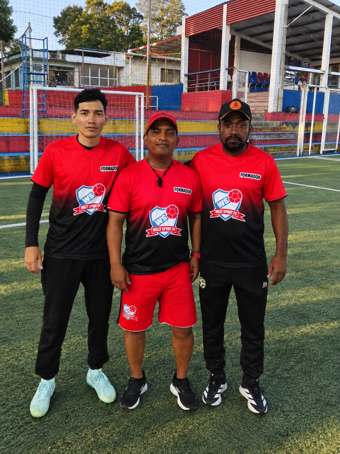Los tres formadores de Willy Sport FC
